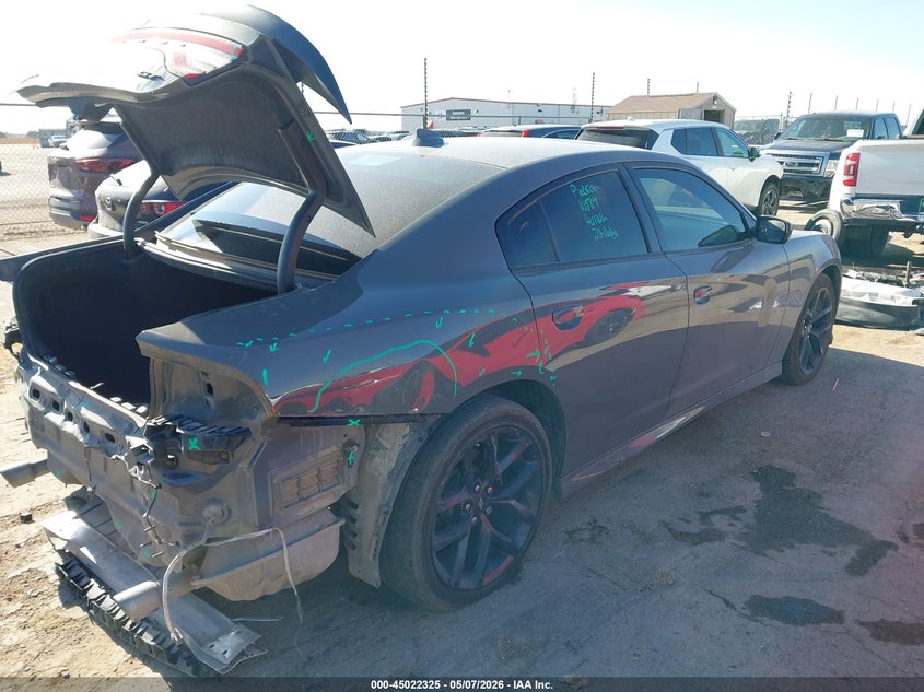 2023 Dodge Charger VIN 2C3CDXHG4PH643666 IAAI salvage auction — REAR END, Original (Texas), sold $11,250 on 2026-07-28 (photo 4)
