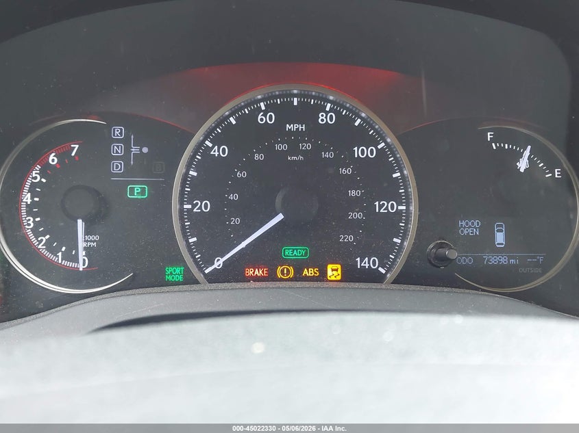2017 Lexus Ct VIN JTHKD5BH0H2302626 IAAI salvage auction — FRONT END, Salvage (Massachusetts), sold $4,250 on 2026-07-14 (photo 7)