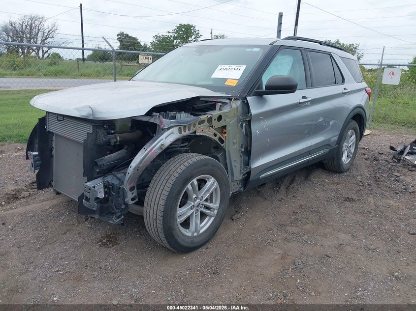 2024 Ford Explorer VIN 1FMSK7DH6RGA87902 IAAI salvage auction — FRONT END, Original (Texas), sold $7,600 on 2026-08-22 (photo 2)