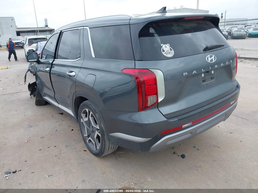 2023 Hyundai Palisade VIN KM8R4DGE7PU577272 IAAI salvage auction — LEFT FRONT, Original (Texas), sold $7,500 on 2026-07-09 (photo 3)