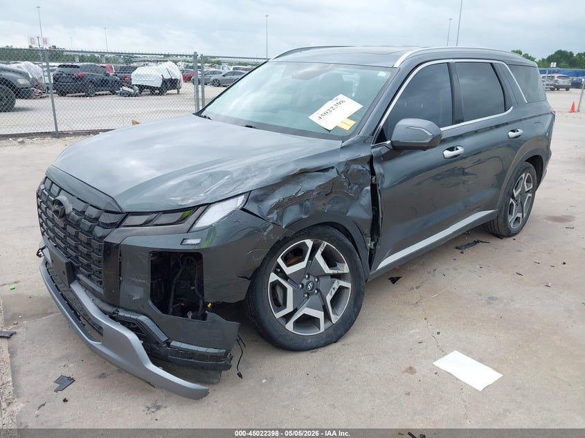 2023 Hyundai Palisade VIN KM8R4DGE7PU577272 IAAI salvage auction — LEFT FRONT, Original (Texas), sold $7,500 on 2026-07-09 (photo 2)