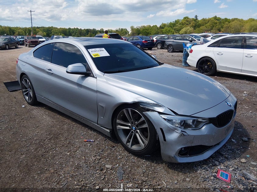 2016 BMW 4er VIN WBA3N9C56GK249425 IAAI salvage auction — FRONT END, Wait Title, sold $3,050 on 2026-07-15 (photo 1)