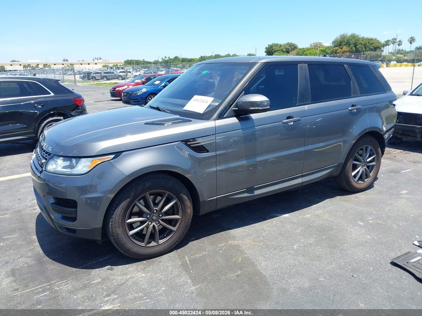 2016 Land rover Range rover sport VIN SALWG2KF9GA664555 IAAI salvage auction — RIGHT SIDE, Rebuildable (Florida), sold $6,100 on 2026-07-09 (photo 2)