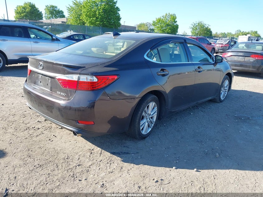 2015 Lexus ES VIN JTHBK1GG3F2193056 IAAI salvage auction — FRONT END, Salvage (Pennsylvania), sold $6,350 on 2026-07-31 (photo 4)