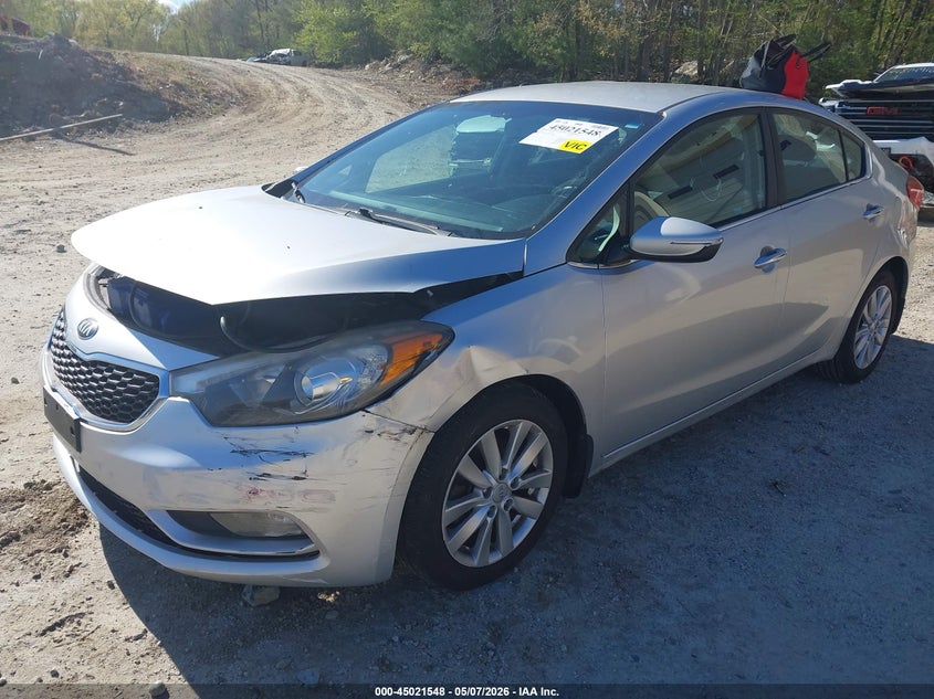 2014 Kia Forte VIN KNAFX4A88E5109461 IAAI salvage auction — FRONT END, Salvage (Massachusetts), sold $525 on 2026-07-07 (photo 2)