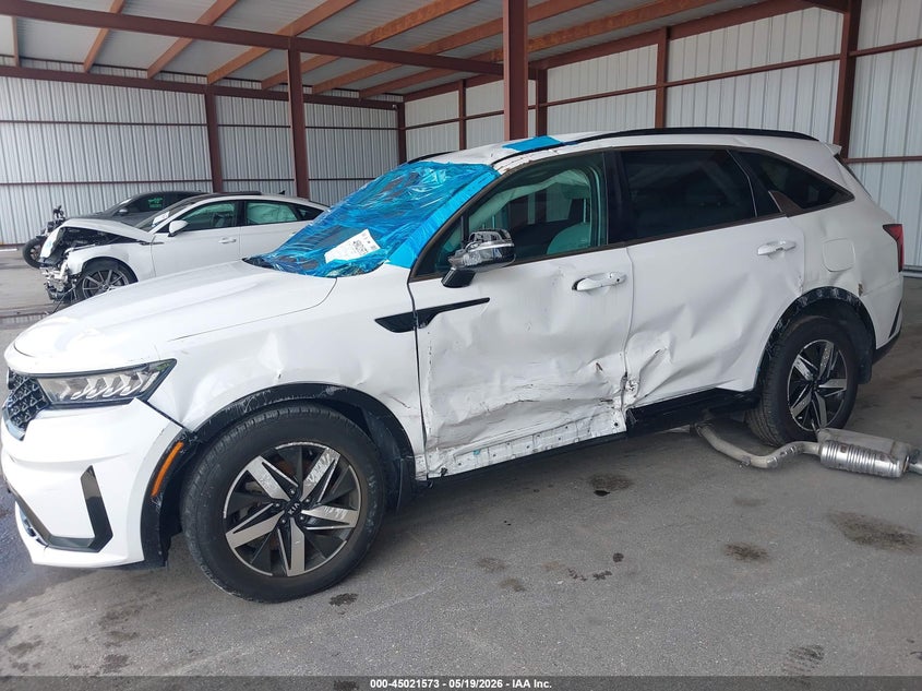 2021 Kia Sorento VIN 5XYRL4LC9MG018430 IAAI salvage auction — LEFT & RIGHT, Certificate Of Destruction (Florida), sold $3,150 on 2026-07-15 (photo 6)
