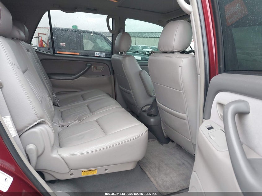 2007 Toyota Sequoia VIN 5TDZT34A07S288029 IAAI salvage auction — RIGHT REAR, Salvage (Alabama), sold $275 on 2026-07-21 (photo 8)