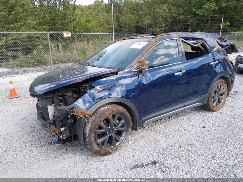 2017 Hyundai Santa fe VIN 5XYZW4LA8HG465018 IAAI salvage auction — ALL OVER, Salvage (Alabama), sold $475 on 2026-07-13 (photo 2)