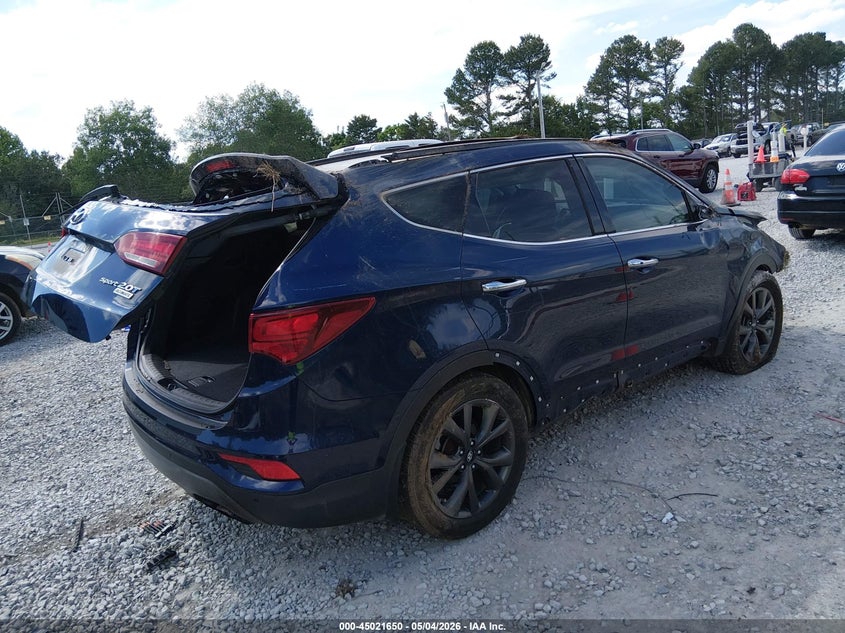2017 Hyundai Santa fe VIN 5XYZW4LA8HG465018 IAAI salvage auction — ALL OVER, Salvage (Alabama), sold $475 on 2026-07-13 (photo 4)