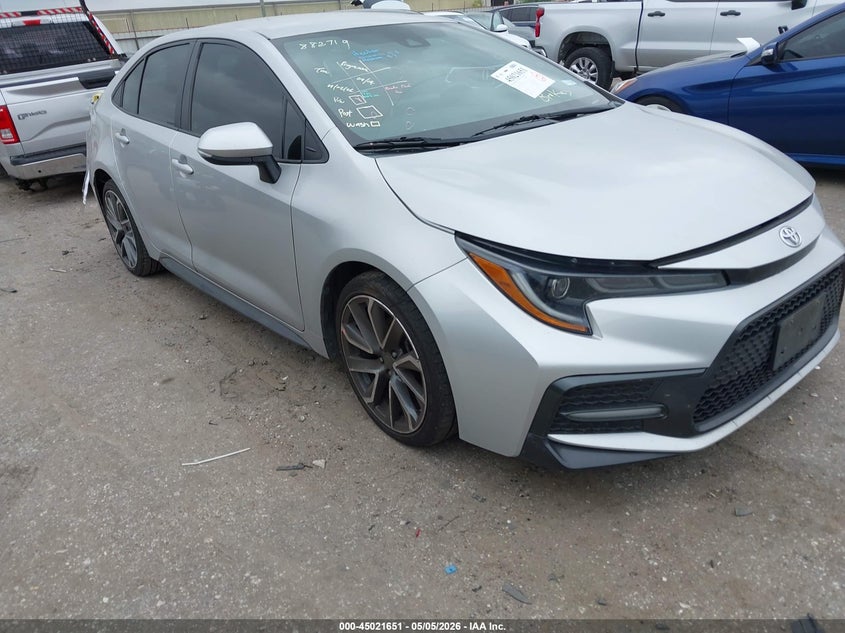 2020 Toyota Corolla VIN 5YFS4RCE0LP023507 IAAI salvage auction — REAR END, Original (Texas), sold $5,800 on 2026-07-08 (photo 1)