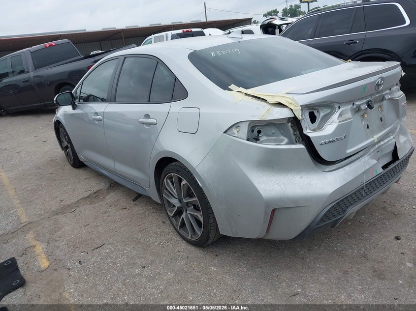 2020 Toyota Corolla VIN 5YFS4RCE0LP023507 IAAI salvage auction — REAR END, Original (Texas), sold $5,800 on 2026-07-08 (photo 3)