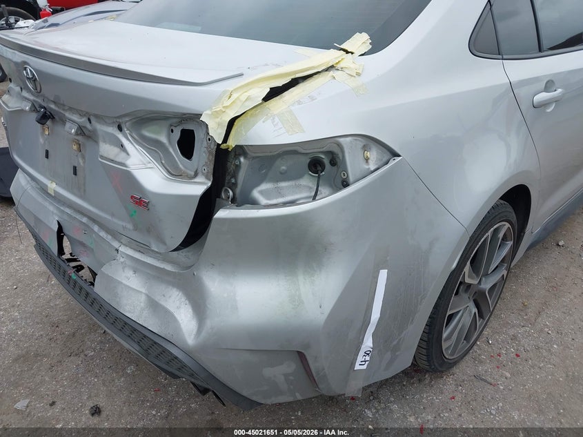 2020 Toyota Corolla VIN 5YFS4RCE0LP023507 IAAI salvage auction — REAR END, Original (Texas), sold $5,800 on 2026-07-08 (photo 6)