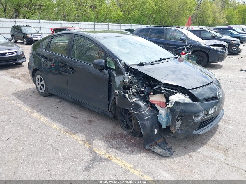 2014 Toyota Prius VIN JTDKN3DU4E0378855 IAAI salvage auction — RIGHT FRONT, Wait Title, sold $1,200 on 2026-07-27 (photo 1)