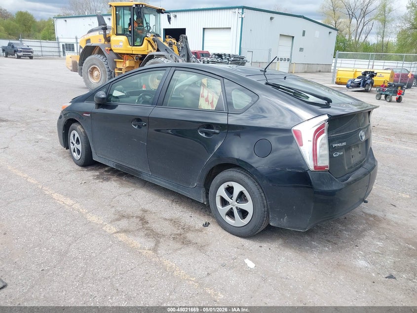 2014 Toyota Prius VIN JTDKN3DU4E0378855 IAAI salvage auction — RIGHT FRONT, Wait Title, sold $1,200 on 2026-07-27 (photo 3)