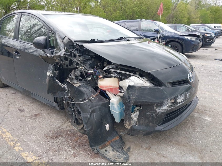 2014 Toyota Prius VIN JTDKN3DU4E0378855 IAAI salvage auction — RIGHT FRONT, Wait Title, sold $1,200 on 2026-07-27 (photo 6)