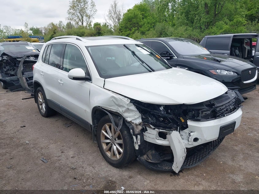 2017 Volkswagen Tiguan VIN WVGSV7AX7HW511207 IAAI salvage auction — FRONT END, Salvage (Ohio), sold $350 on 2026-08-18 (photo 1)