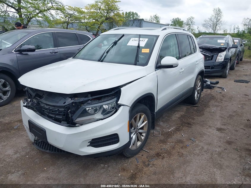 2017 Volkswagen Tiguan VIN WVGSV7AX7HW511207 IAAI salvage auction — FRONT END, Salvage (Ohio), sold $350 on 2026-08-18 (photo 2)