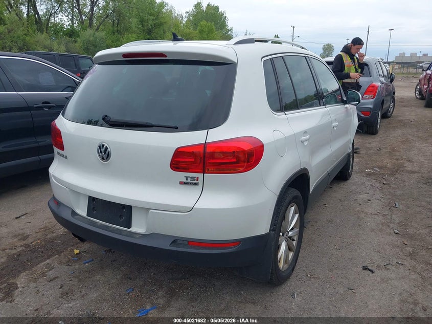 2017 Volkswagen Tiguan VIN WVGSV7AX7HW511207 IAAI salvage auction — FRONT END, Salvage (Ohio), sold $350 on 2026-08-18 (photo 4)