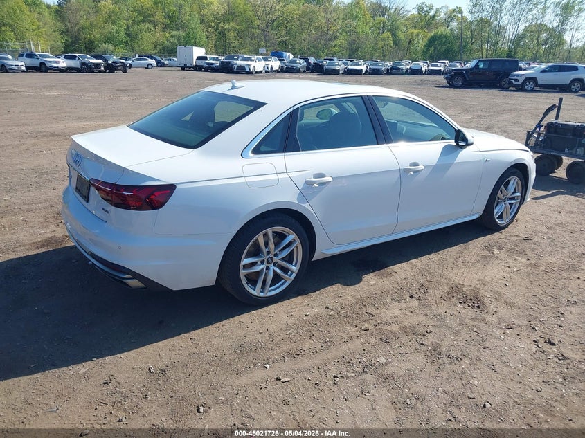 2020 Audi A4 VIN WAUENAF47LN006857 IAAI salvage auction — FRONT END, Salvage (Idaho), sold $13,250 on 2026-07-08 (photo 4)