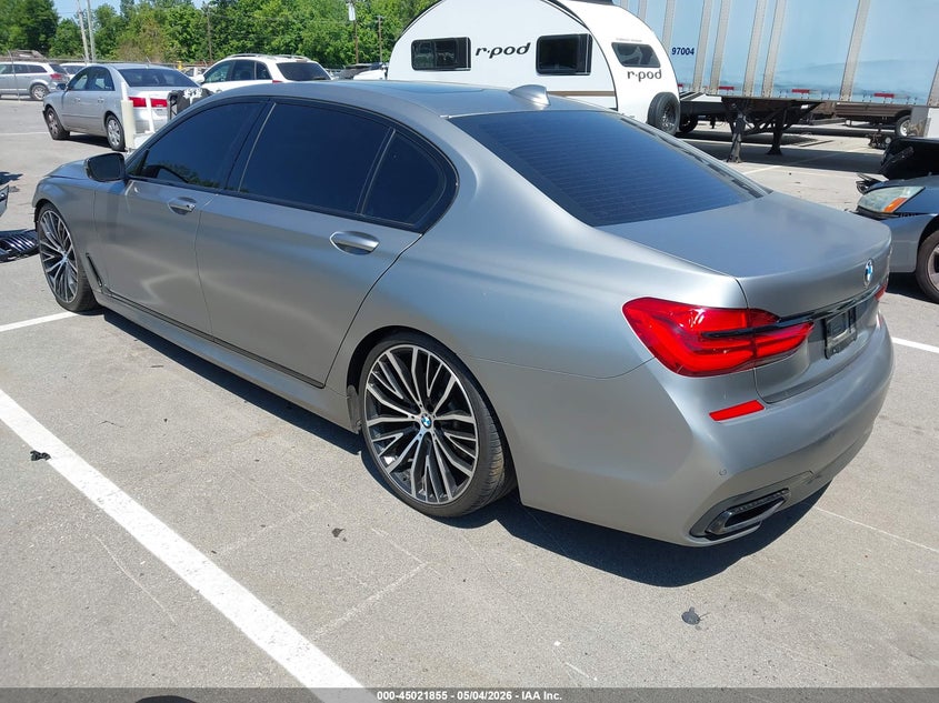 2019 BMW 7er VIN WBA7E2C52KB217251 IAAI salvage auction — FRONT END, Salvage (North Carolina), sold $10,900 on 2026-07-11 (photo 3)