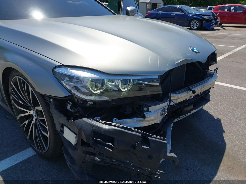 2019 BMW 7er VIN WBA7E2C52KB217251 IAAI salvage auction — FRONT END, Salvage (North Carolina), sold $10,900 on 2026-07-11 (photo 6)