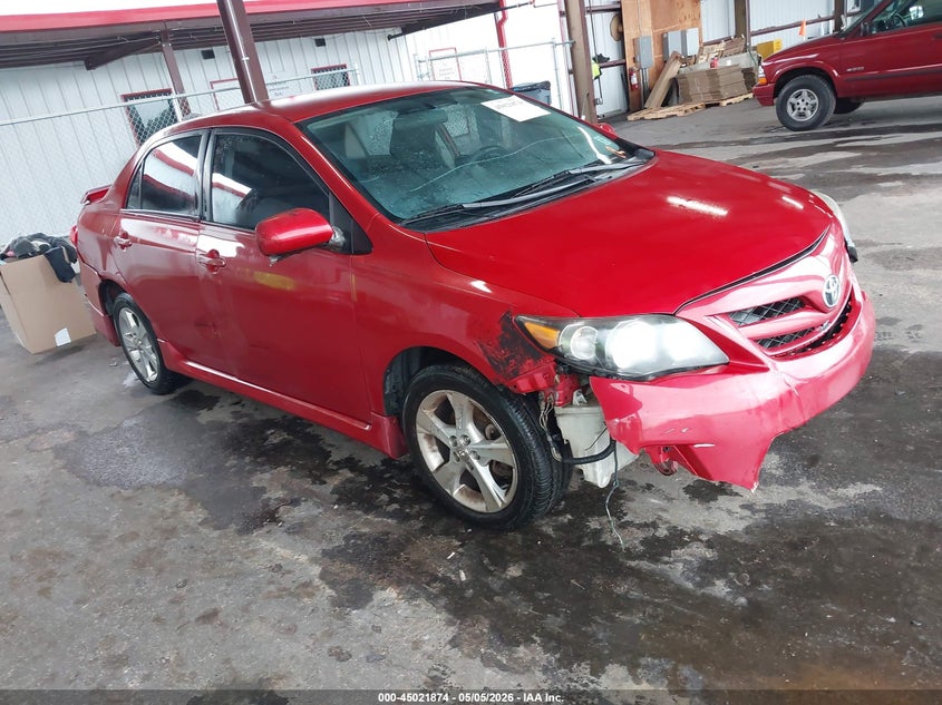 2012 Toyota Corolla VIN 5YFBU4EE6CP018957 IAAI salvage auction — FRONT END, Clear (Mississippi), sold $900 on 2026-07-21 (photo 1)