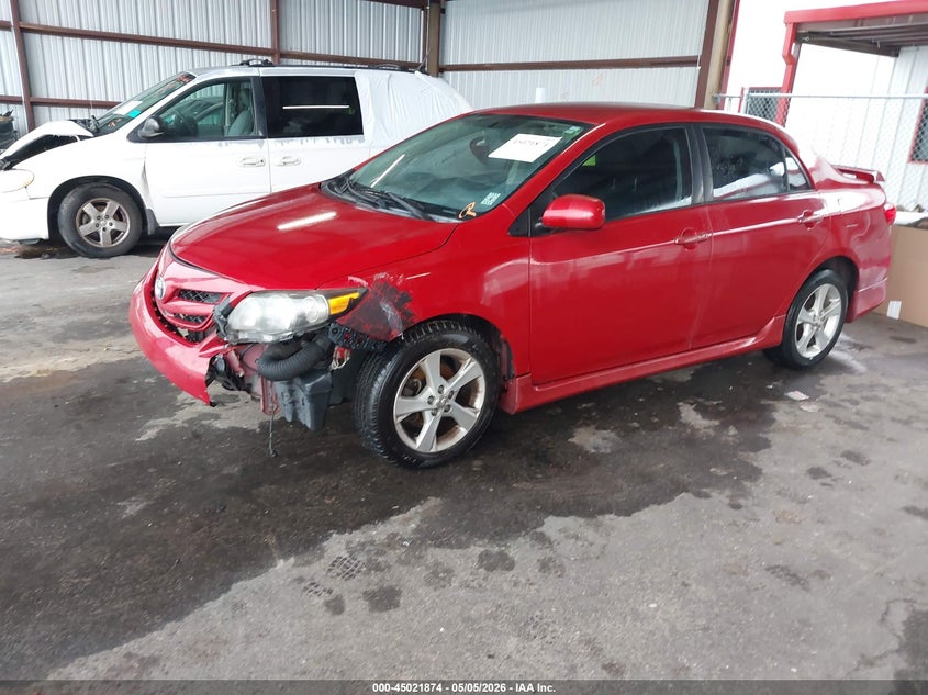 2012 Toyota Corolla VIN 5YFBU4EE6CP018957 IAAI salvage auction — FRONT END, Clear (Mississippi), sold $900 on 2026-07-21 (photo 2)
