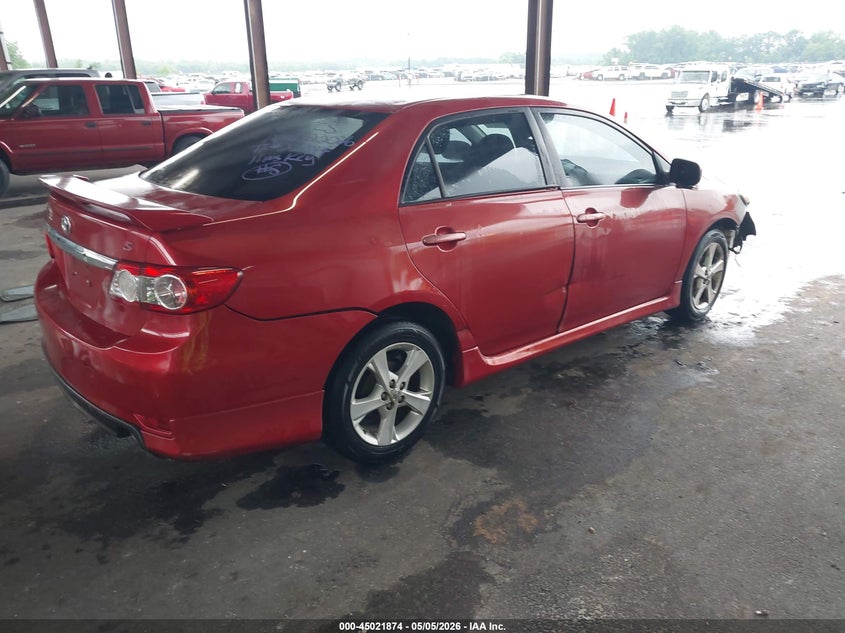 2012 Toyota Corolla VIN 5YFBU4EE6CP018957 IAAI salvage auction — FRONT END, Clear (Mississippi), sold $900 on 2026-07-21 (photo 4)