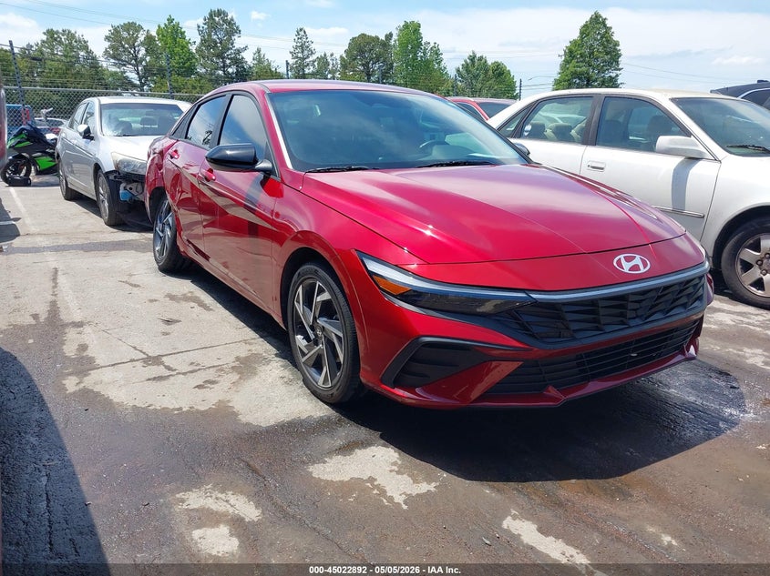 2025 Hyundai Elantra VIN KMHLM4DJ7SU122891 IAAI salvage auction — RIGHT SIDE, Salvage (North Carolina), sold $8,675 on 2026-07-29 (photo 1)