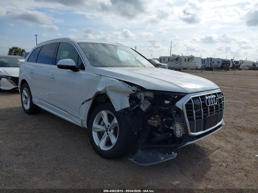 2023 Audi Q7 VIN WA1LCBF78PD028534 IAAI salvage auction — RIGHT FRONT, Salvage Title, sold $15,400 on 2026-08-02 (photo 1)