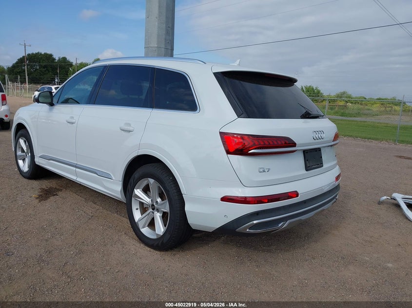 2023 Audi Q7 VIN WA1LCBF78PD028534 IAAI salvage auction — RIGHT FRONT, Salvage Title, sold $15,400 on 2026-08-02 (photo 3)