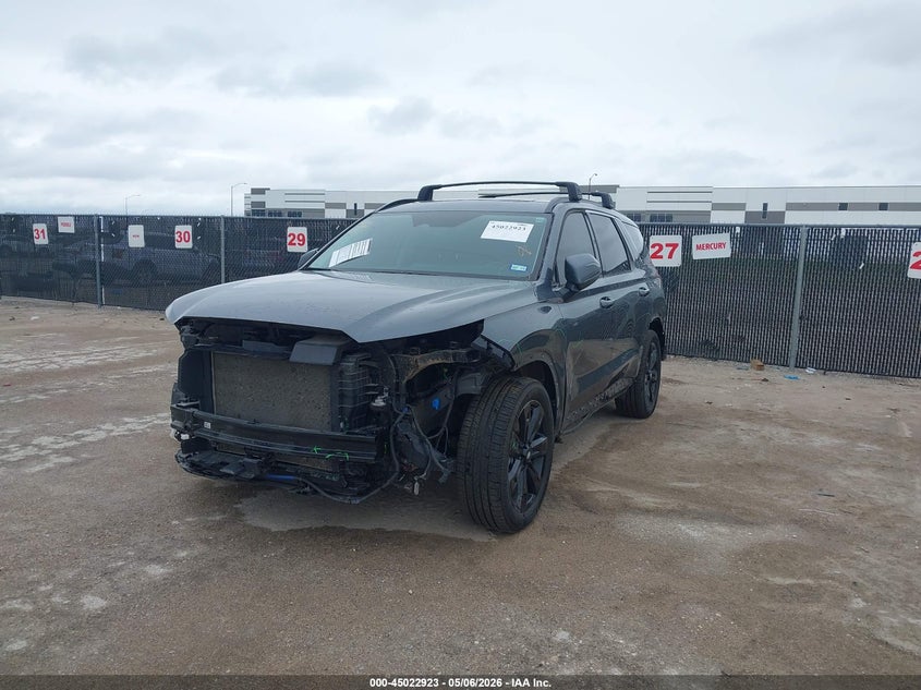 2024 Hyundai Palisade VIN KM8R34GEXRU755231 IAAI salvage auction — FRONT END, Salvage (Texas), sold $7,250 on 2026-07-21 (photo 2)