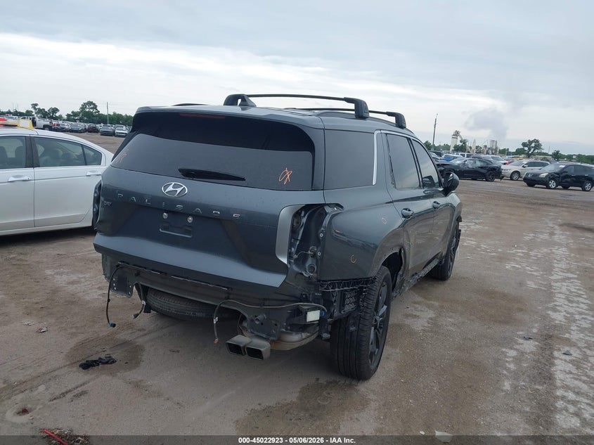 2024 Hyundai Palisade VIN KM8R34GEXRU755231 IAAI salvage auction — FRONT END, Salvage (Texas), sold $7,250 on 2026-07-21 (photo 4)