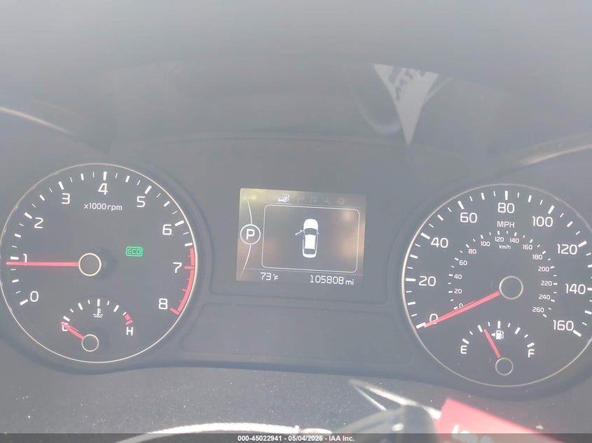 2017 Kia Optima VIN 5XXGU4L38HG127136 IAAI salvage auction — FRONT END, Salvage (Texas), sold $25 on 2026-07-30 (photo 7)