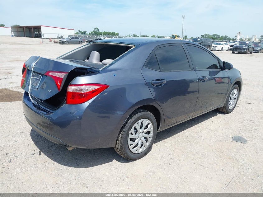 2017 Toyota Corolla VIN 5YFBURHE1HP728798 IAAI salvage auction — HAIL, Original (Texas), sold $5,450 on 2026-07-14 (photo 4)