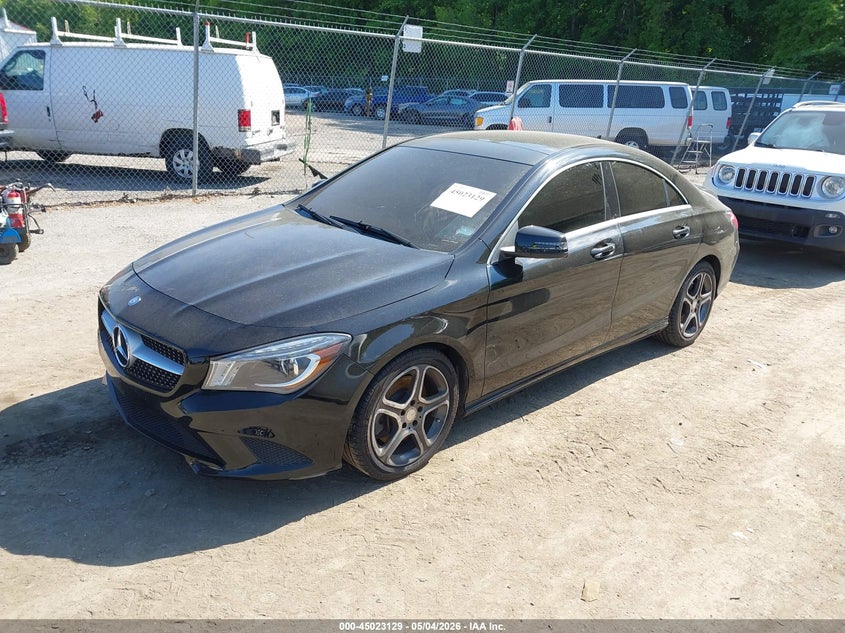 2014 Mercedes-benz Cla-klasse VIN WDDSJ4EB6EN153196 IAAI salvage auction — MECHANICAL, Salvage (Pennsylvania), sold $1,300 on 2026-07-14 (photo 2)