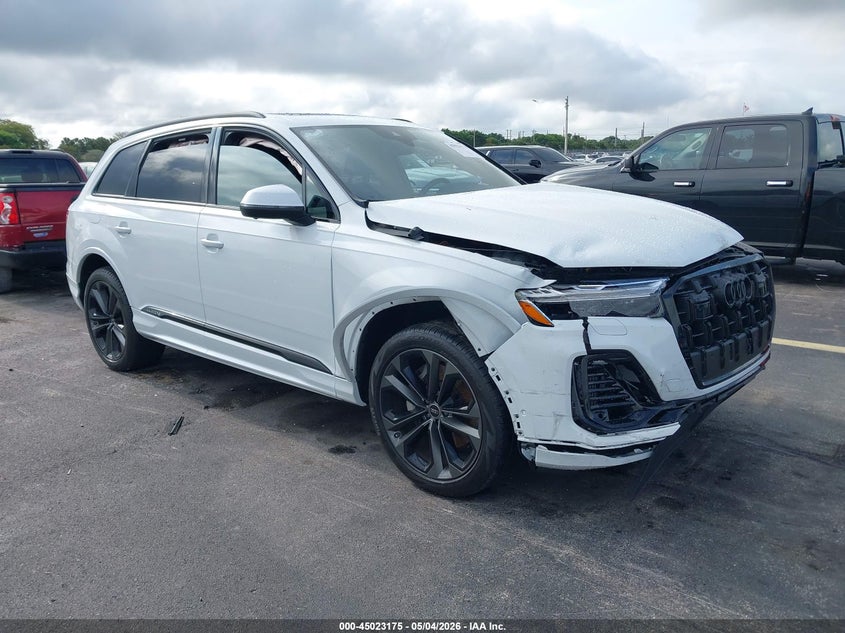 2025 Audi Q7 VIN WA1LVBF78SD011185 IAAI salvage auction — FRONT END, Rebuildable (Florida), sold $25,350 on 2026-07-13 (photo 1)
