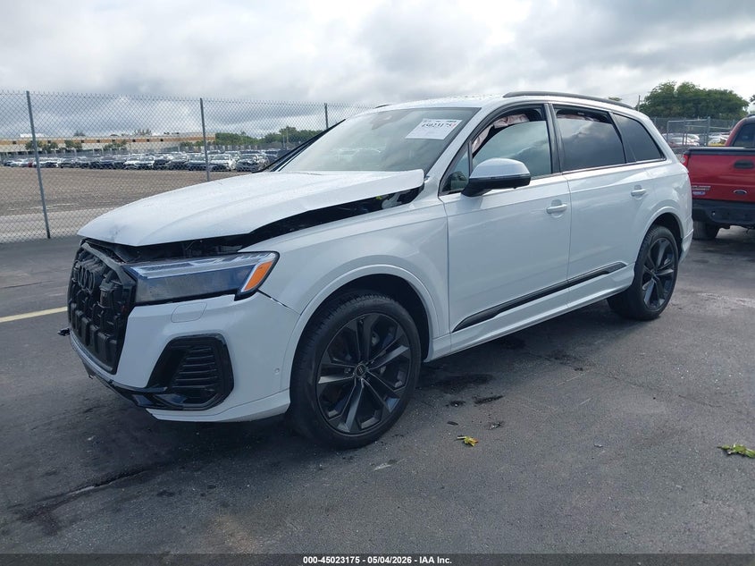 2025 Audi Q7 VIN WA1LVBF78SD011185 IAAI salvage auction — FRONT END, Rebuildable (Florida), sold $25,350 on 2026-07-13 (photo 2)