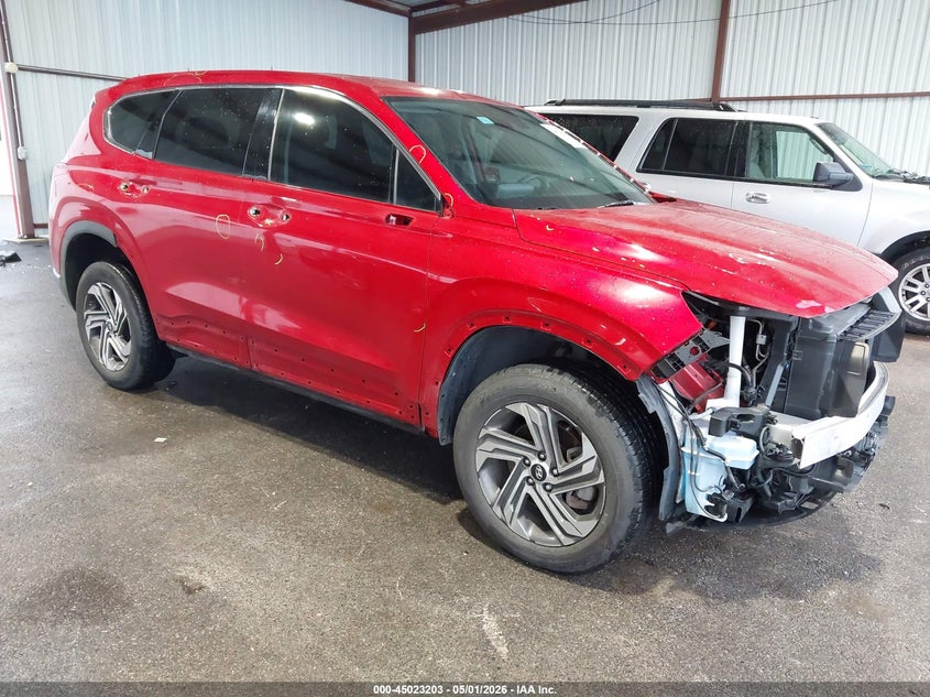 2022 Hyundai Santa fe VIN 5NMS2DAJ7NH466615 IAAI salvage auction — FRONT END, Original (Texas), sold $6,050 on 2026-07-09 (photo 1)