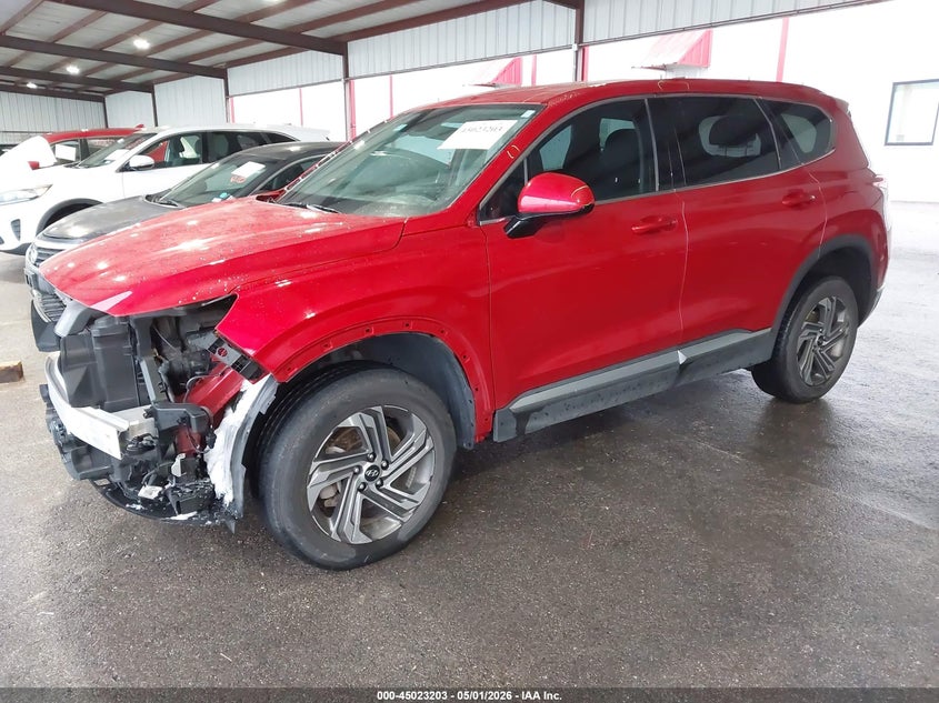 2022 Hyundai Santa fe VIN 5NMS2DAJ7NH466615 IAAI salvage auction — FRONT END, Original (Texas), sold $6,050 on 2026-07-09 (photo 2)