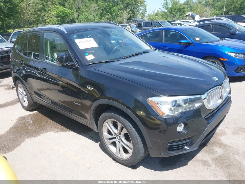 2017 BMW X3 VIN 5UXWX7C53H0U42383 IAAI salvage auction — HAIL, Salvage (Kansas), sold $3,500 on 2026-07-08 (photo 1)