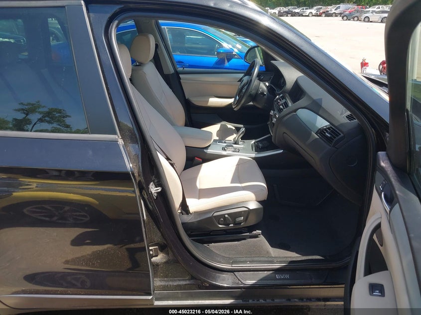 2017 BMW X3 VIN 5UXWX7C53H0U42383 IAAI salvage auction — HAIL, Salvage (Kansas), sold $3,500 on 2026-07-08 (photo 5)