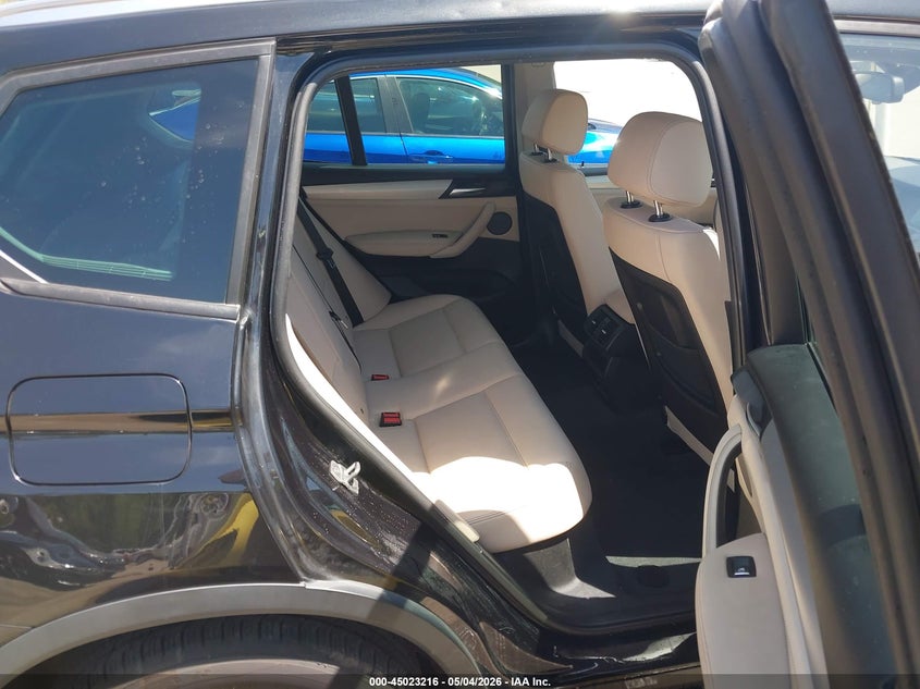 2017 BMW X3 VIN 5UXWX7C53H0U42383 IAAI salvage auction — HAIL, Salvage (Kansas), sold $3,500 on 2026-07-08 (photo 8)