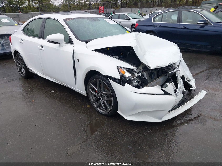 2015 Lexus Is VIN JTHCF1D21F5023388 IAAI salvage auction — FRONT END, Mv-907A (New York), sold $25 on 2026-07-28 (photo 1)