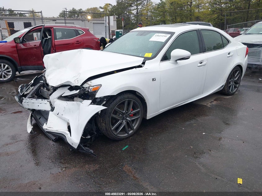 2015 Lexus Is VIN JTHCF1D21F5023388 IAAI salvage auction — FRONT END, Mv-907A (New York), sold $25 on 2026-07-28 (photo 2)