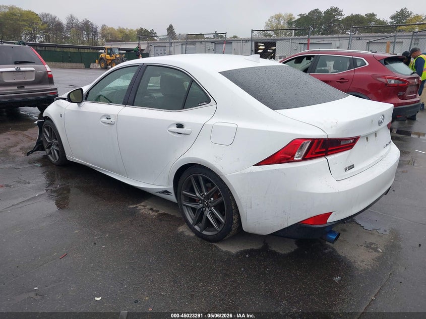 2015 Lexus Is VIN JTHCF1D21F5023388 IAAI salvage auction — FRONT END, Mv-907A (New York), sold $25 on 2026-07-28 (photo 3)