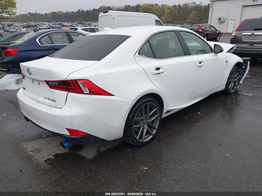 2015 Lexus Is VIN JTHCF1D21F5023388 IAAI salvage auction — FRONT END, Mv-907A (New York), sold $25 on 2026-07-28 (photo 4)