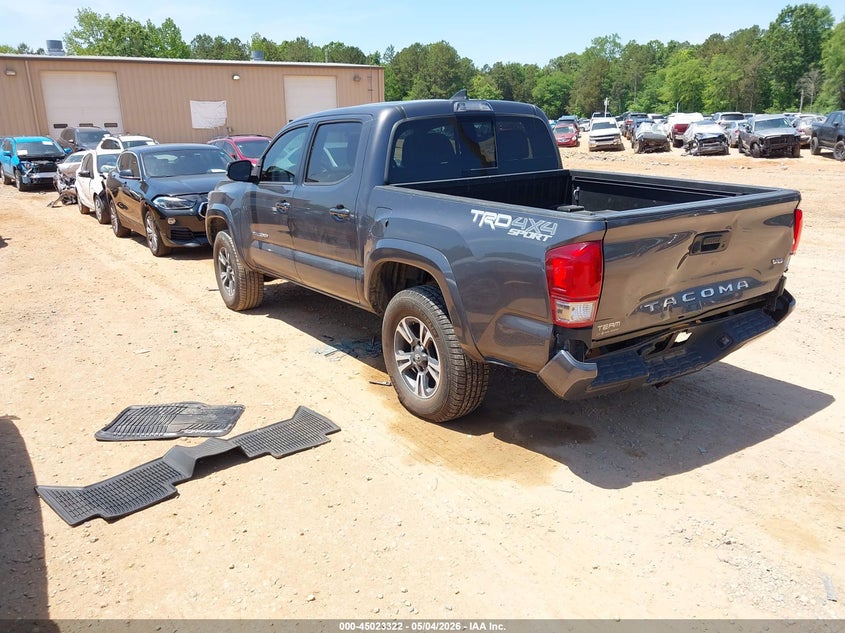 2017 Toyota Tacoma VIN 5TFCZ5AN1HX105935 IAAI salvage auction — REAR END, Salvage (North Carolina), sold $12,100 on 2026-07-08 (photo 3)
