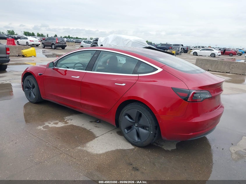 2018 Tesla Model 3 VIN 5YJ3E1EA7JF030718 IAAI salvage auction — RIGHT SIDE, Original (Texas), sold $10,100 on 2026-07-08 (photo 3)