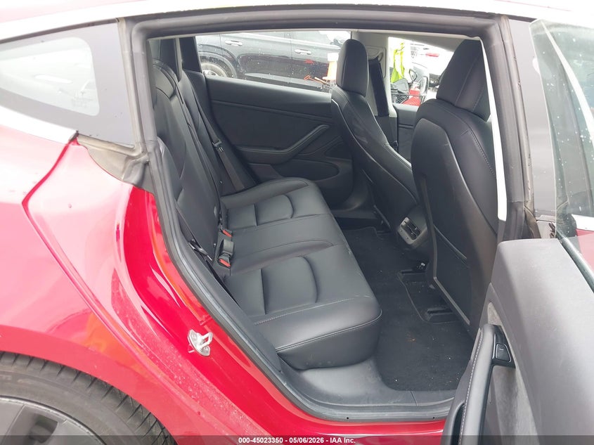 2018 Tesla Model 3 VIN 5YJ3E1EA7JF030718 IAAI salvage auction — RIGHT SIDE, Original (Texas), sold $10,100 on 2026-07-08 (photo 8)